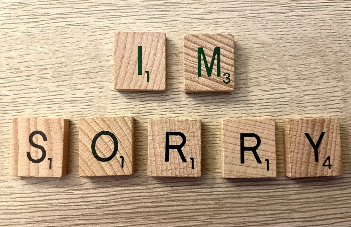 xin loi bang apology